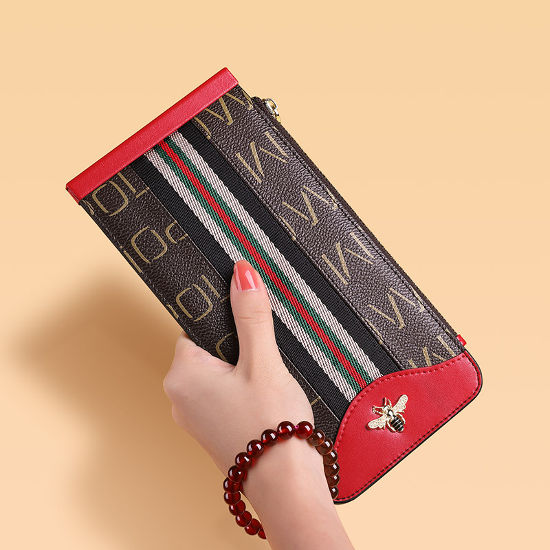 Emperor Ralph Lauren Polo Women's Card Holder 2019 New Fashion Simple Korean Edition Leather Multi-card Slim Wallet All-in-One Bag