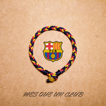 La Liga Banba Barcelona sports team fans memorial color hand rope couple bracelet matching clothing
