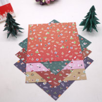 Christmas Origami Christmas Tree Origami thousand paper crane handmade paper material