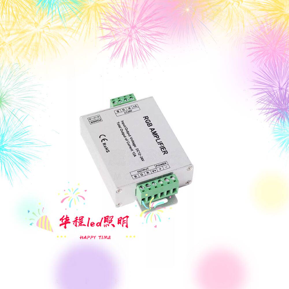 12A24A DC12-24V RGB colorful LED strip amplifier RGB signal relay amplifier 6A