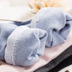 Vớ Nhật Bản mùa thu đông mới thêu dễ thương tình yêu nữ vớ cotton màu rắn dày cotton nữ phiên bản Hàn Quốc của vớ ống quan tat bong day Vớ bông