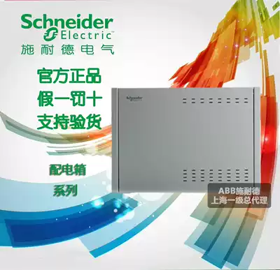 Schneider weak box Distribution box Household 10U with mounting bracket Multimedia information box empty box wiring box