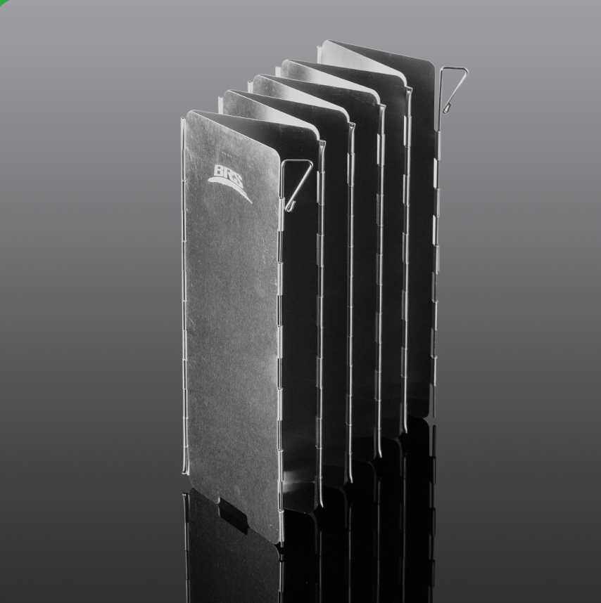 Brother BRS-41 windshield Outdoor portable aluminum alloy windshield Fishing camping cookware windshield