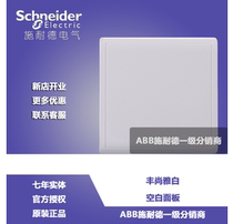 Schneider switch socket panel Fenghui and white cover blank panel white panel whiteboard socket baffle