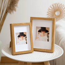 Creative simple beauty Nordic personality photo frame set-up 6 7 8 10 18 16-inch childrens photo frame simple picture frame hanging wall