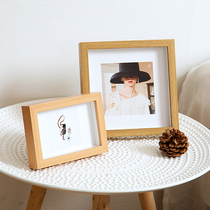 Nordic Minimalist Photo Frame Creative Table Table 33 38 50 framed picture frame hanging wall decoration square frame frame custom