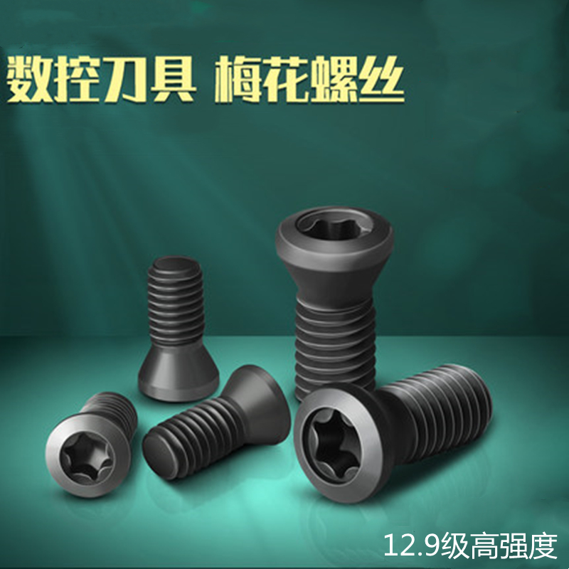 CNC turning knife rod screw 12 grade 9 imported screw accessories cutter disc knife handle knife blade plum blossom small screw