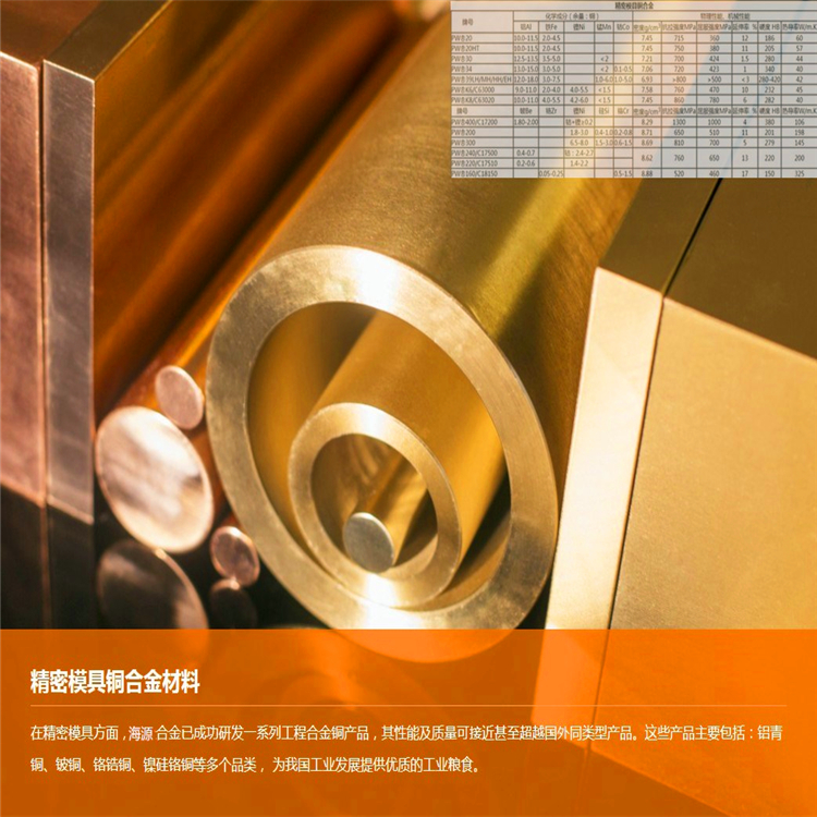 Precision copper alloy material High strength and high wear resistance manganese brass round rod and tube φ1-80MM free cutting bronze rod