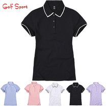 Golf Vêtements Femme T-shirt Short Sleeve Version coréenne Vêtements pour femmes Breathable GOLF Ball Clothes Lady Speed Dry Blouse Summer Dress