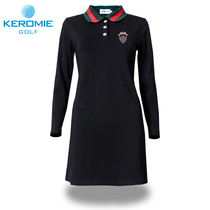 Golf ball clothing golf dress women's spring and autumn long sleeve skirt cotton breathable sweat-wicking anti-wear long skirt