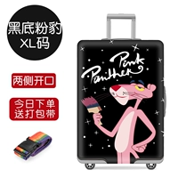 Черный фон розовый леопард XL код 29-32 дюйма