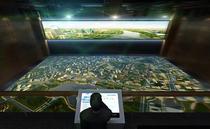 Digital sand disc electronic sand disc interactive projection sand disc in sand control disc digital exhibition hall Museum sand tray