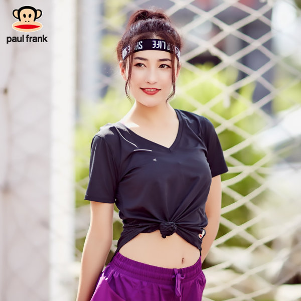 17年夏季款 Paul Frank 大嘴猴 速干透气网纱 女式运动T恤 优惠券折后￥48包邮（￥78-30）