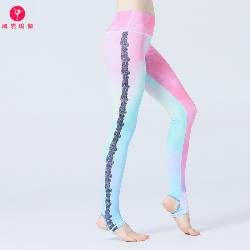 Yoga in quần của phụ nữ chặt chẽ yoga quần khô nhanh thể dục yoga chạy quần thể thao khiêu vũ hoa quần yoga mặc miếng lót tập yoga