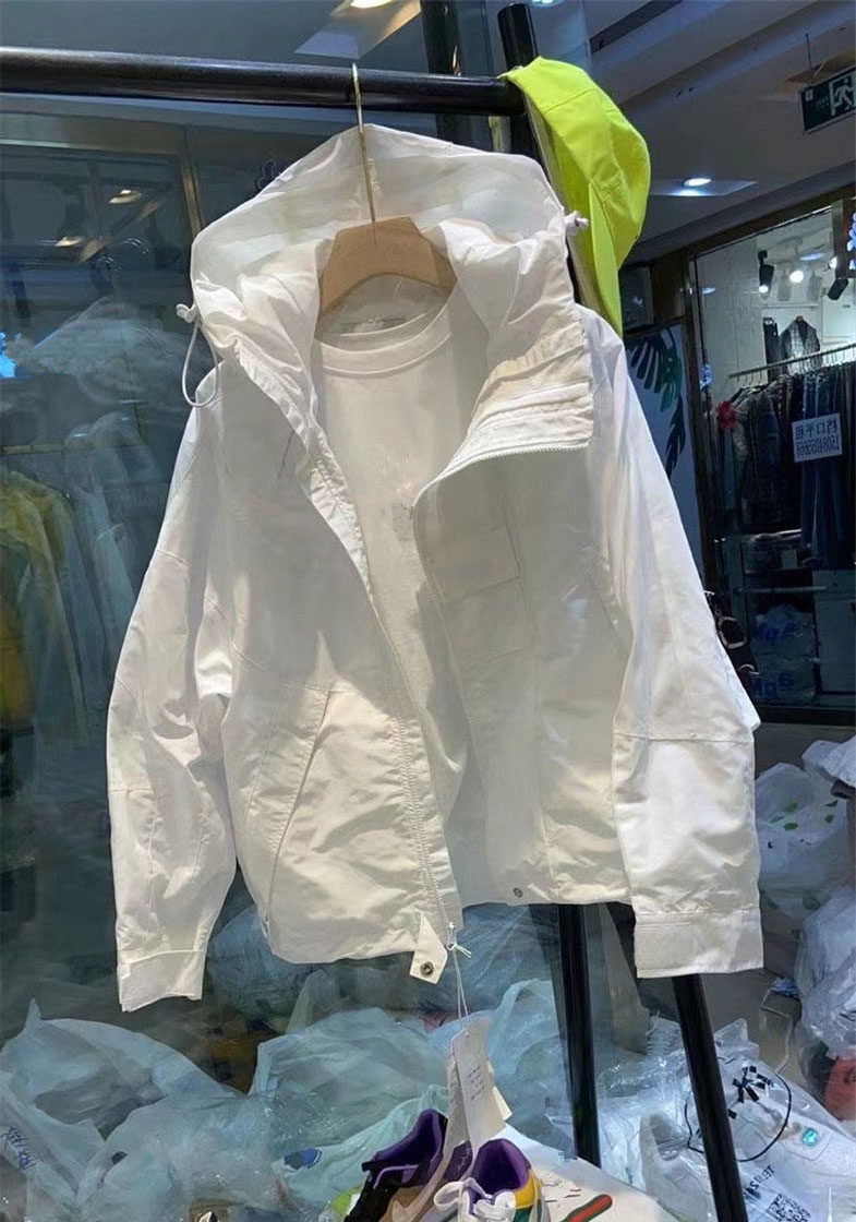 European Standing Autumn Winter Women 2021 New European Goods Looters Slim 100 Hitch Chains Casual Chic Windsuit Jacket Woman