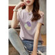 Outlet shopping mall big name cut standard clearance pick up leakage simple all-match short-sleeved top women's summer fashion print T-shirt