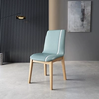 Цельный стул из технической ткани бревенчатого синего цвета