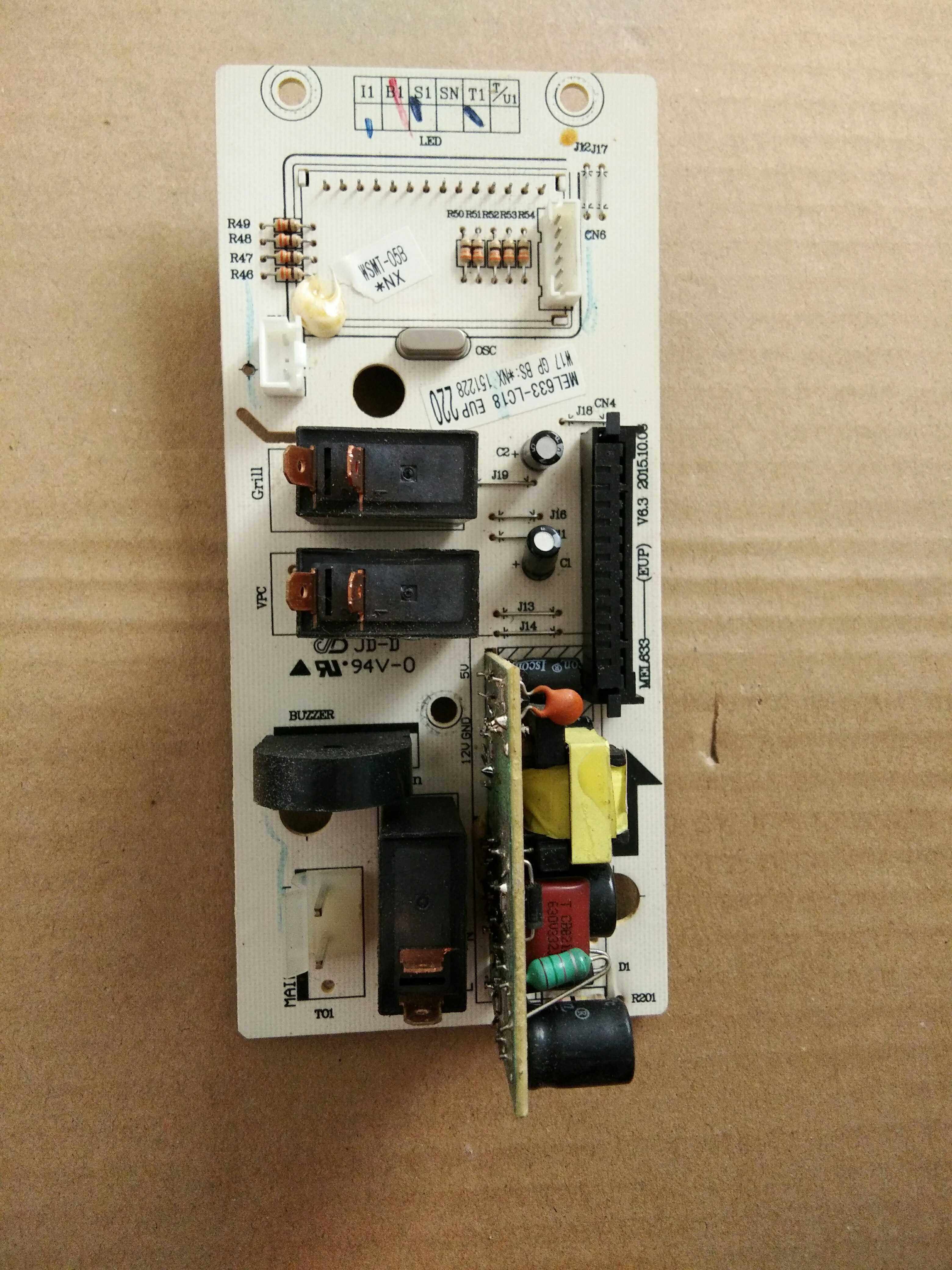 Galanz Microwave Computer Board G80F20CN2L-B8 (R0 MEL633-LC18 C38 G80F20CSL