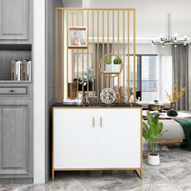 Minimalist modern entrance to the house Entrance Door Shoe Cabinet Integrated Small Family Screen Decoration Partition Light Extravagant Creative Iron Art