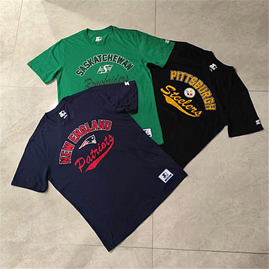 Foreign Trade Surplus Goods, European and American Cfl Football Logo Embossed Print Men's Sports Casual Short-Sleeve T-Shirt Foreign Trade Surplus Goods, European and American Cfl Football Logo Embossed Print Men's Sports Casual Short-Sleeve T-Shirt