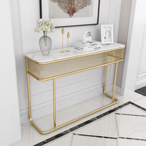 Light Extravaganza Terrace Guest Hall Entrance Decoration Xuanguan Cabinet Corridor Leaning Against Wall Narrow Table Strip Racks exhibition side table