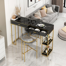 Light and luxurious wall Terra table minimalist Partition Bar Terrace Terrace GENGUAN KITCHEN SMALL FAMILY DINING ROOM TABLE INTEGRATED HOME HIGH FOOT TABLE