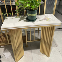 The Willy-style Light Extravaganza Table Stainless Steel Art Bar Case Entrance to the wall Door Hall Real Pat the Iron Art Custom Decorative End View