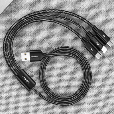 【品胜】三合一快充数据线