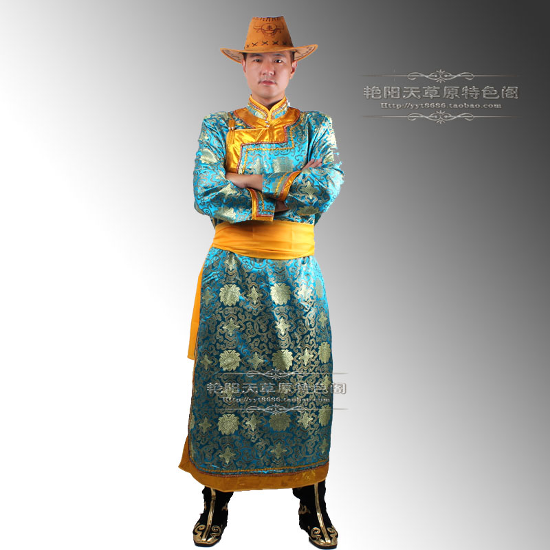 Áo choàng nam Mông Cổ Trang phục Mông Cổ Trang phục múa Mông Cổ Trang phục cưới Mông Cổ Trang phục thiểu số Nam những kiểu đồ bộ may đẹp