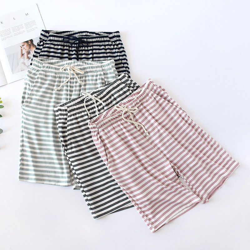 Pajama pants women's summer shorts thin summer can be worn outside loose large size casual summer modal short home pants
