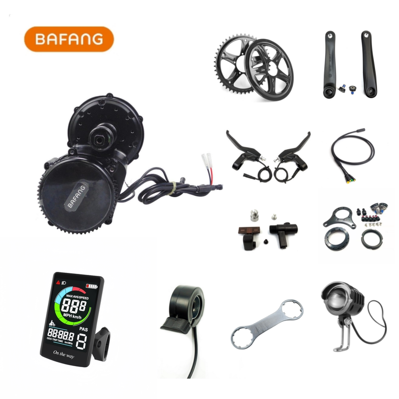 Bafang Mid-Drive Motor G340 Bbs02B 48V750W with C13 Color Screen for Bicycle Conversion into an Electric Bike