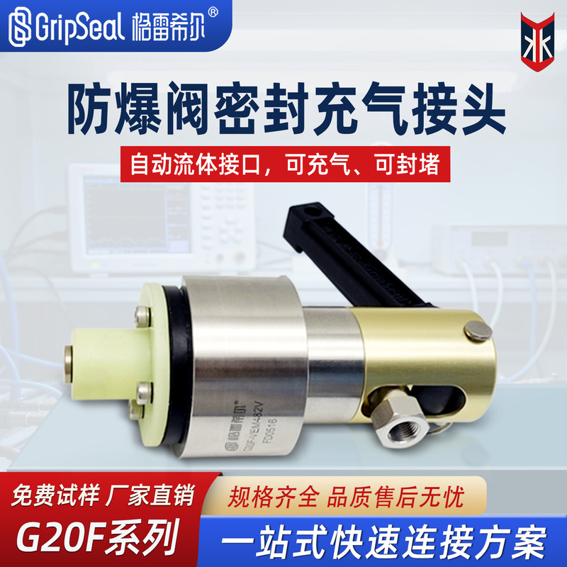Greeshill G20F Quick Connector Air-Tight Testing Explosion-Proof Valve Sealing Inflation Joint for Inflating and Sealing to Prevent Leaks Greeshill G20F Quick Connector Air-Tight Testing Explosion-Proof Valve Sealing Inflation Joint for Inflating and Sealing to Prevent Leaks