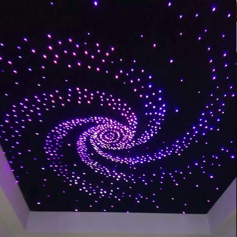 Fiber optic lamp starry sky top starry sky projection Bedroom living room ktv theater ceiling atmosphere lamp genuine spot