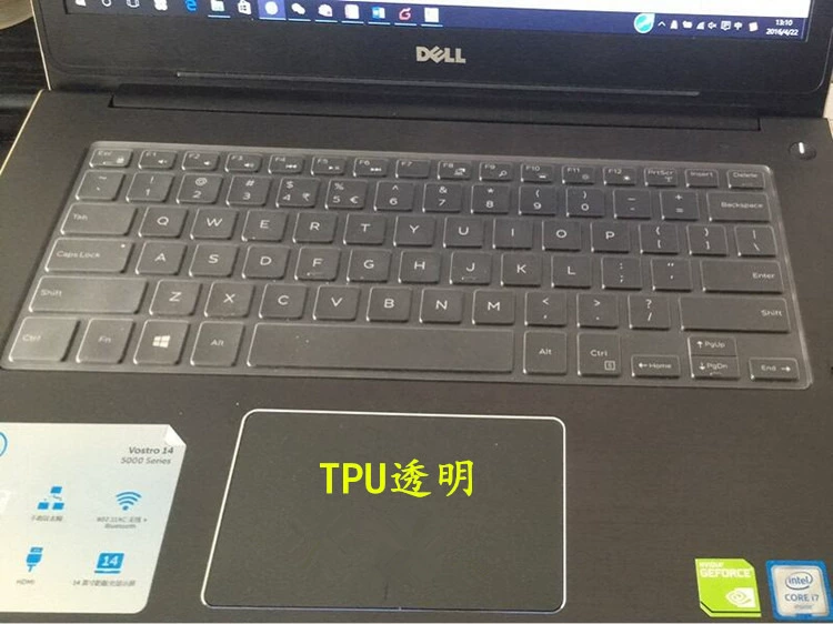 ✅ Dell Latitude 3490 bàn phím màng đáng yêu 14-inch phụ kiện máy tính xách tay bảo vệ tay áo gắn pad bảo hiểm đầy đủ của phi sáng các phím tắt không i3 không dán silicone phim hoạt hình dễ thương - Phụ kiện máy tính xách tay