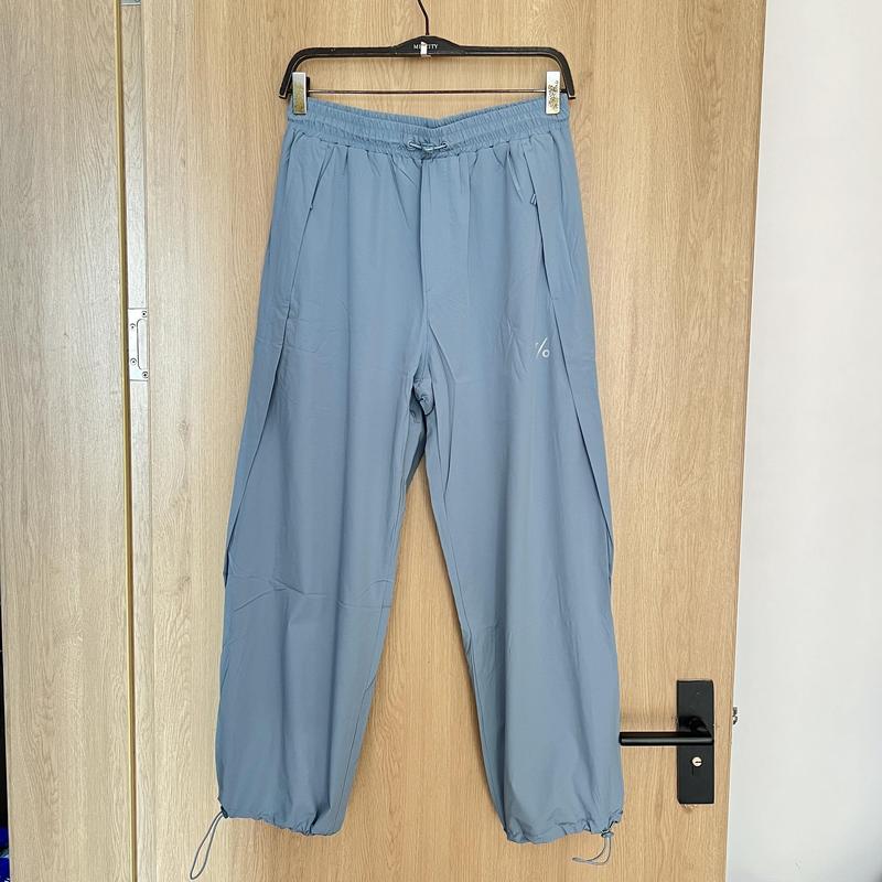 Spring and Summer Meters Casual Pants for Men, Quick-Drying, Loose Straight-Leg Sports Pants with Drawstring, Sun-Protective, Lightweight Jogging Pants
