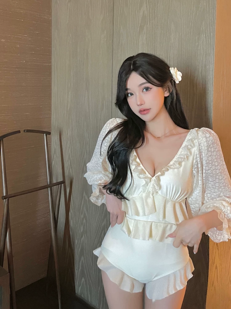 Miss Купальник, сексуально облегающий длинный рукав, коллекция 2022 года