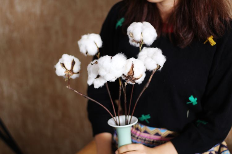 Hoa khô tự nhiên trang trí nội thất hoa vĩnh cửu phòng khách con lắc bó hoa văn phòng mô phỏng hoa bông khô - Hoa nhân tạo / Cây / Trái cây cây hoa mai giả