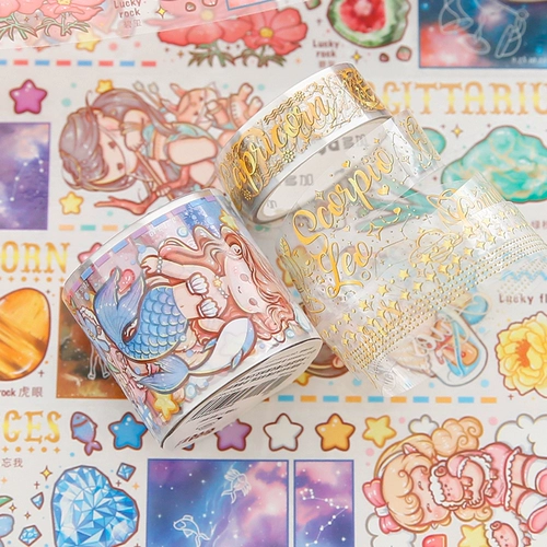 Бумажная лента, тара, наклейка, полный комплект, новая коллекция, планировщик