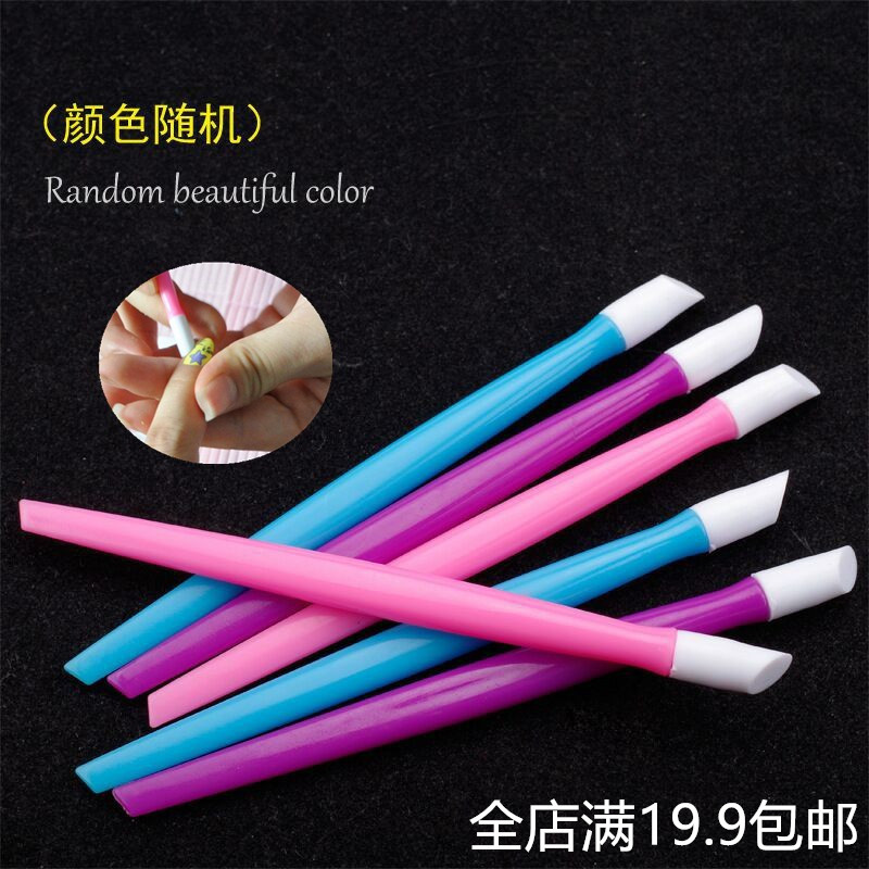 Nail Stickers, Manicure Stickers, Press Stick, Beauty Embossing Stick, Multi-Functional Embossing Tool, Styling Tool, Rubber Silicone