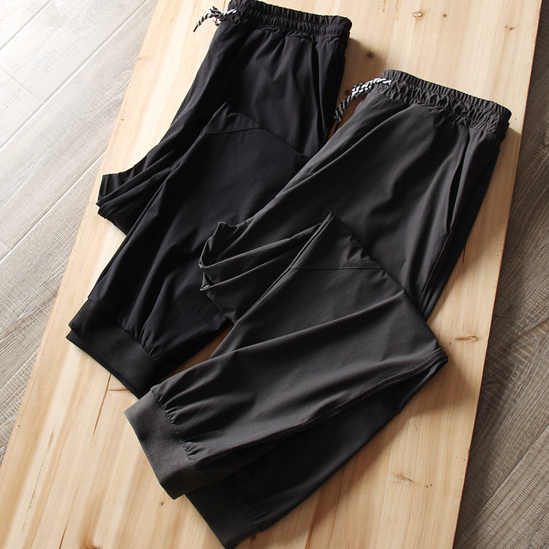 Cool and Slip All-sided Play and Thin Trade Men's Wear Factory Cut Label Casual Long Pants Entry