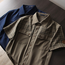 Outdoor Cusp Pearl Peak Conquerors Mens Summer Leisure Sports Quick Dry Sweatshirt Short Sleeve Shirt Breathable Lining