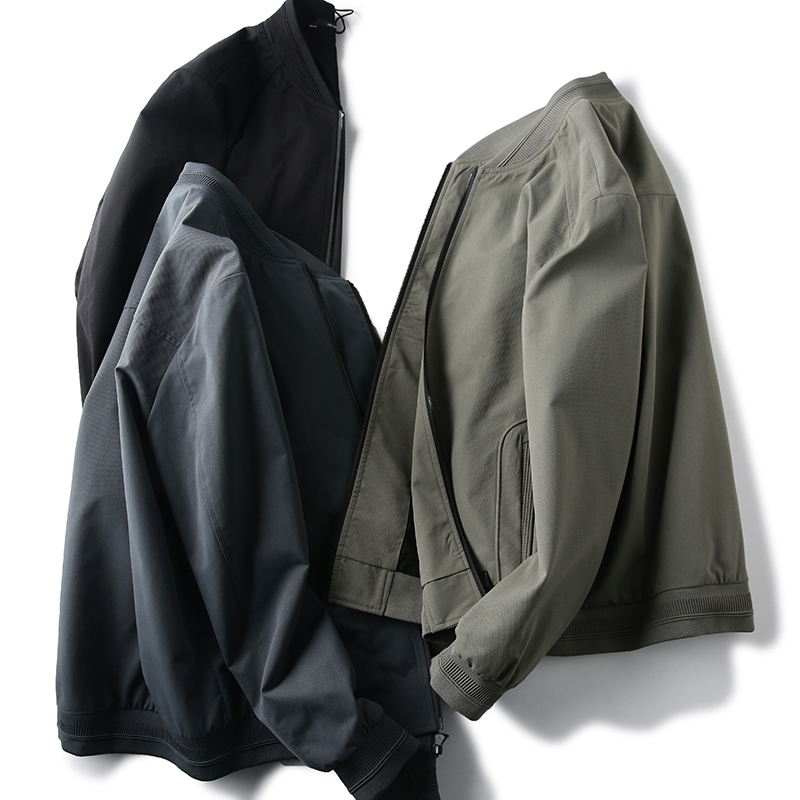 Classic Tough Guy Style! Windproof and Waterproof! New Spring and Autumn Outdoor Casual Stand-Up Collar Jacket for Men in Foreign Trade