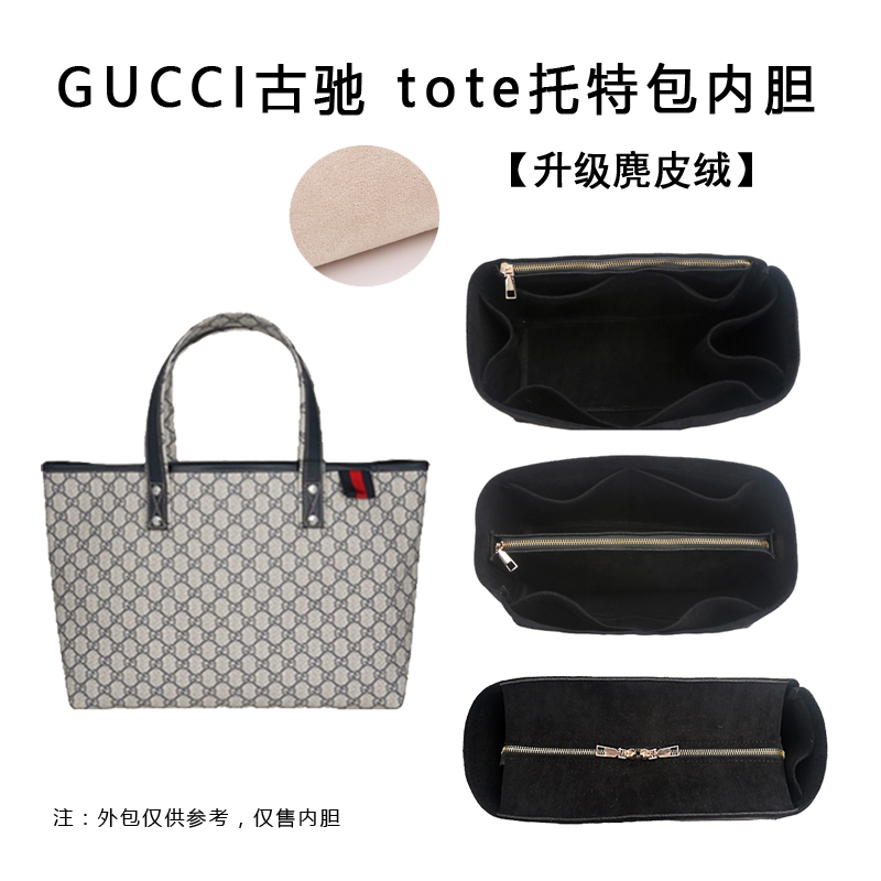 Suitable for Gucci Tote Bags, Small/Medium Size Inner Bag, Insert Bag, Large Storage Inner Lining Bag Suitable for Gucci Tote Bags, Small/Medium Size Inner Bag, Insert Bag, Large Storage Inner Lining Bag
