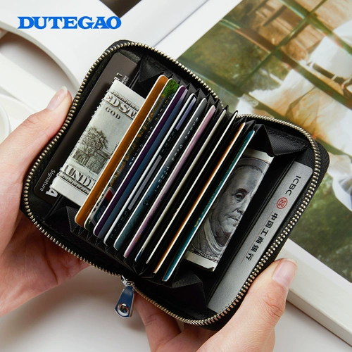 Вместительный и большой картхолдер, кошелек, бумажник, сумка, из натуральной кожи