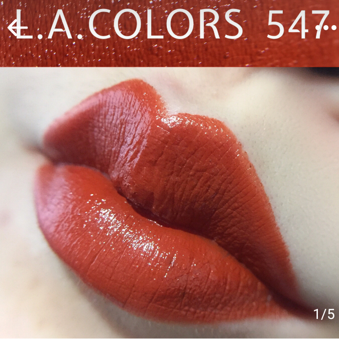 Spot LA COLORS LIPSTICK thỏi son môi mờ môi 547 màu lá phong l.a gilaa son