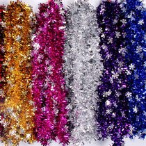 Colour with coloured dragon wool wool colored strips Long laflower wedding opening ceremony Birthday Stairs Christmas Tree Decorative Silk Ribbon
