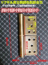 Perpetual protection fire door flag-shaped hinge polished 201 stainless steel flag-shaped removable hinge security door hinge building