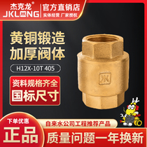 Jack Long 405 Brass Vertical Check Valve 4 Min 6 Min 1 Inch Soft Sealed Check Valve DN15 20