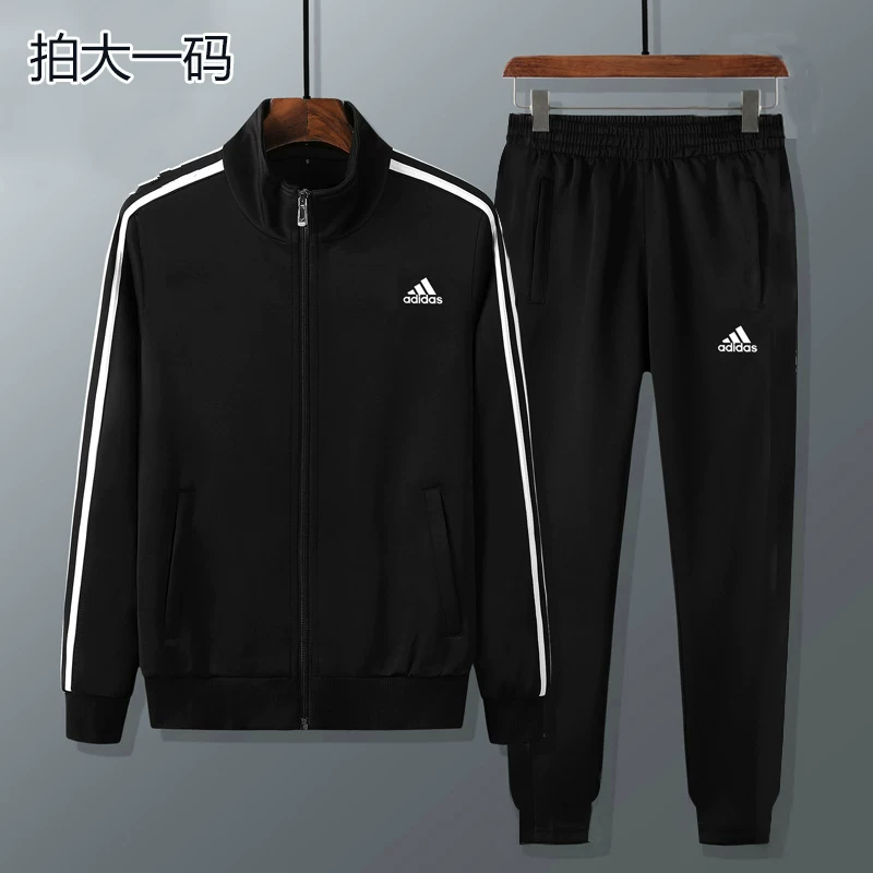 Adidas, осенняя спортивный костюм, куртка, штаны, комплект, свободный прямой силуэт