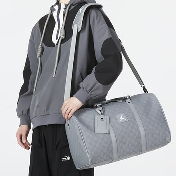 Gray aj training bag luggage bag sports bag jordan